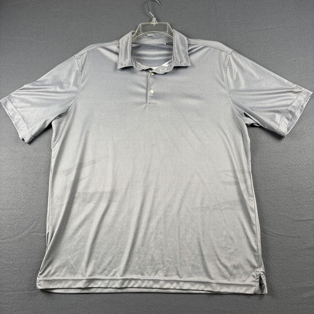 Walter Hagen Mens Golf Shirt Gray XL Design